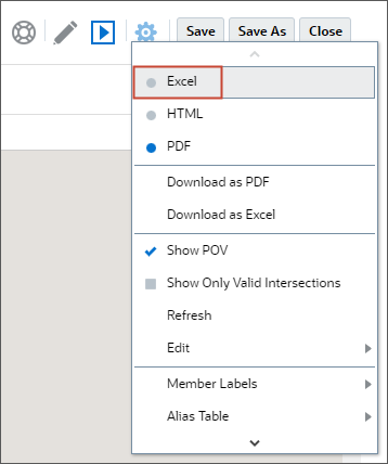 select Excel